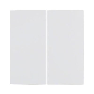 Berker Drukknop 2-voudig s/b polarwit glanzend 85142189