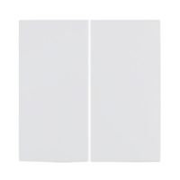 Berker Drukknop 2-voudig s/b polarwit glanzend 85142189
