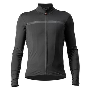 Castelli Pro thermal Mid lange mouw fietsshirt donkergrijs heren M