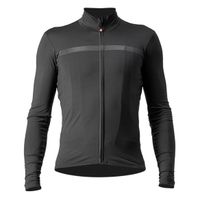 Castelli Pro thermal Mid lange mouw fietsshirt donkergrijs heren M