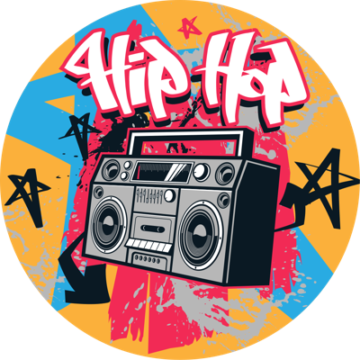 Jeugd vinyl tapijt Hip hop danseres