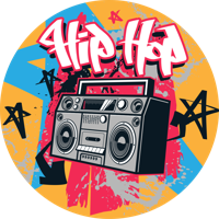 Jeugd vinyl tapijt Hip hop danseres