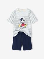 Gestreifter Jungen Sommer-Schlafanzug Disney MICKY MAUS Oeko-Tex nachtblauw