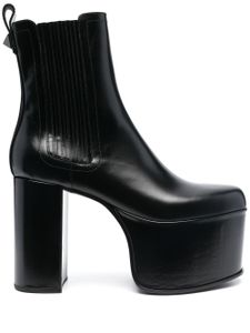 Valentino Garavani bottines 130 mm en cuir - Noir