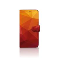 Book Case voor Apple iPhone 11 Pro Max Polygon Red