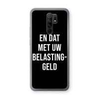 Belastinggeld - Zwart: Xiaomi Redmi 9 Transparant Hoesje