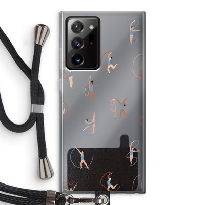 Dancing #3: Samsung Galaxy Note 20 Ultra / Note 20 Ultra 5G Transparant Hoesje met koord