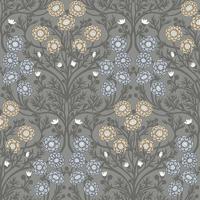 Dutch Wallcoverings Ekbacka - Bellis Grey - Grijs