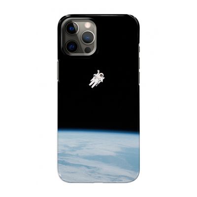 Alone in Space: Volledig geprint iPhone 12 Pro Hoesje