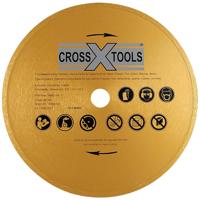 CrossTools 20606 Diamantscheibe 230 x 25,40 mm Diameter 230 mm Boordiameter 25.4 mm Tegels, Beton, Graniet, Steen, Marmer, Klei, Baksteen 1 stuk(s)