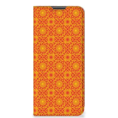 Nokia G50 | Hoesje met Magneet | Batik Oranje Nokia G50 | Hoesje met Magneet | Batik Oranje