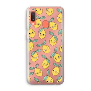 Citroenen: Samsung Galaxy A20e Transparant Hoesje