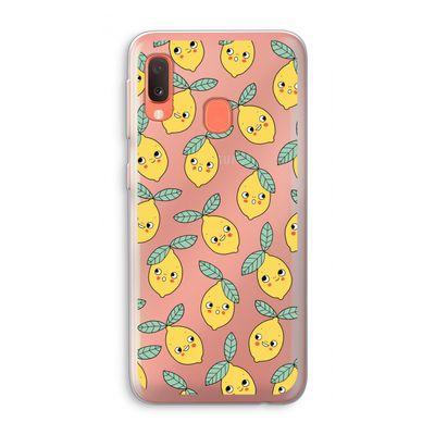 Citroenen: Samsung Galaxy A20e Transparant Hoesje
