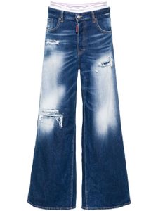 DSQUARED2 jean ample à taille basse - Bleu