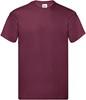 Fruit Of The Loom F110 Original T - Burgundy - L - thumbnail