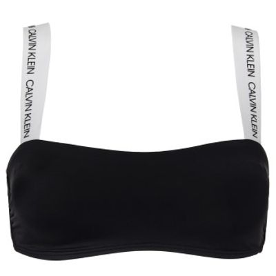 Calvin Klein CK Logo Bandeu Top