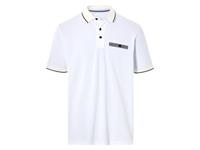 LIVERGY Heren poloshirt (Wit, L)