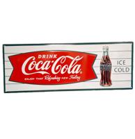 Coca-Cola Ice Cold Emaille Bord - 75 x 28cm