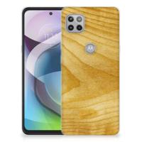 Motorola Moto G 5G | Bumper Hoesje | Licht Hout