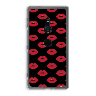 Lips: Sony Xperia XZ2 Transparant Hoesje