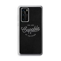 Capable: Huawei P40 Transparant Hoesje