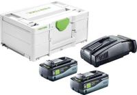 Festool SYS 18V 2x8,0/SCA16 Energie-set 18V in Systainer - 577327