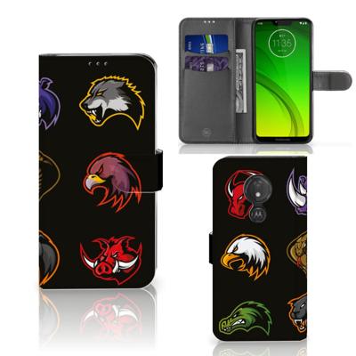 Motorola Moto G7 Power Leuk Hoesje Cartoon | Portemonnee hoesje