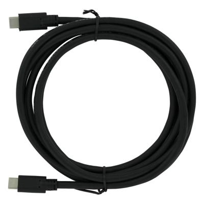 Huismerk Usb2.0 type-c kabel 2 meter - zwart