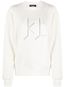 Karl Lagerfeld sweat à logo imprimé - Blanc