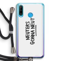Neuters: Huawei P30 Lite Transparant Hoesje met koord