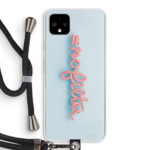 #nofilter: Pixel 4 XL Transparant Hoesje met koord