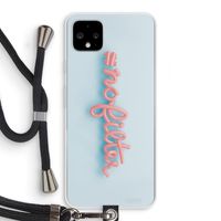#nofilter: Pixel 4 XL Transparant Hoesje met koord