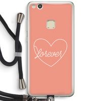 Forever heart: Huawei Ascend P10 Lite Transparant Hoesje met koord