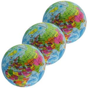 15x Wereldbol/aarde/globe antistress balletje 7 cm