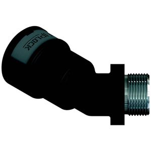 Fränkische Rohrwerke AAPA-12P11MB Wartel haaks 12 mm Zwart 10 stuk(s)