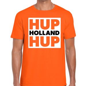 Nederlands elftal supporter shirt Hup Holland Hup oranje voor da