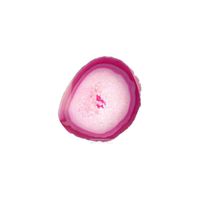 Agaatschijf Roze (Gekleurd - Model 5)
