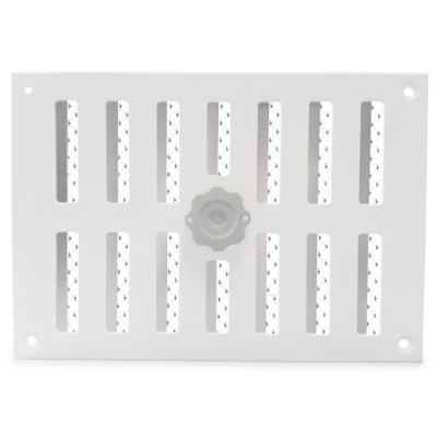 Aluminium Afsluitbaar Schuifrooster Opbouw 215 X 150mm - Wit