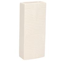 Waterverdamper - creme wit - keramiek - 400 ml - radiatorbak luchtbevochtiger - 7,4 x 17,7 cm