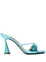 D'ACCORI mules Lust 100 mm - Bleu - thumbnail