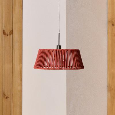 Kave Home Lampenkap 'Aldet' Geweven touw, 46cm, kleur Terracotta