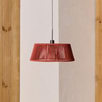Kave Home Lampenkap 'Aldet' Geweven touw, 46cm, kleur Terracotta