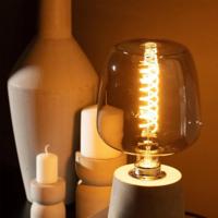 LED Lamp rookglas E27 G235 Filament Smoky Apple 8W 235mm