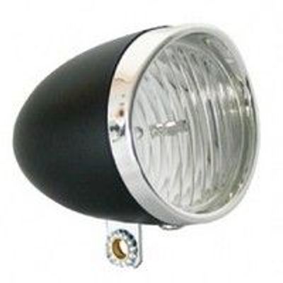 Ikzi Koplamp retro led zwart batterij