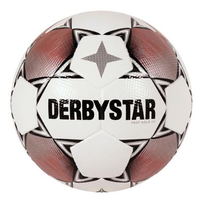 Derbystar Prof Gold III Voetbal Maat 5 Wit Roze Zwart