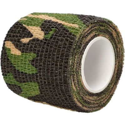 BIG Camouflagetape vlekcamouflage groen 5 cm x 2,5 m