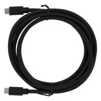 Huismerk Usb2.0 type-c kabel 2 meter - zwart