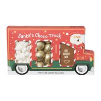 Santa&apos;s choco truck - warme choco mix, mini marshmallows en pralines