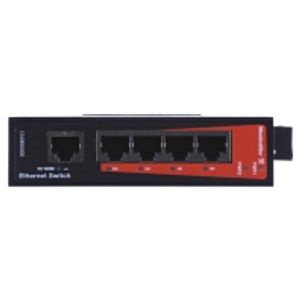 Weidmüller IE-SW-BL05T-5TX Unmanaged Fast Ethernet (10/100) Zwart, Oranje