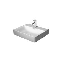 Duravit DuraSquare Meubelwastafel Rechthoek 60x47x14.5 cm Keramiek Glanzend Wit